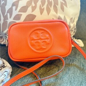 Tory Burch Perry Bombre Mini Crossbody Bag - Orange
